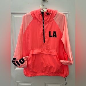 Victoria’s Secret PINK half zip rain coat. Women size medium.